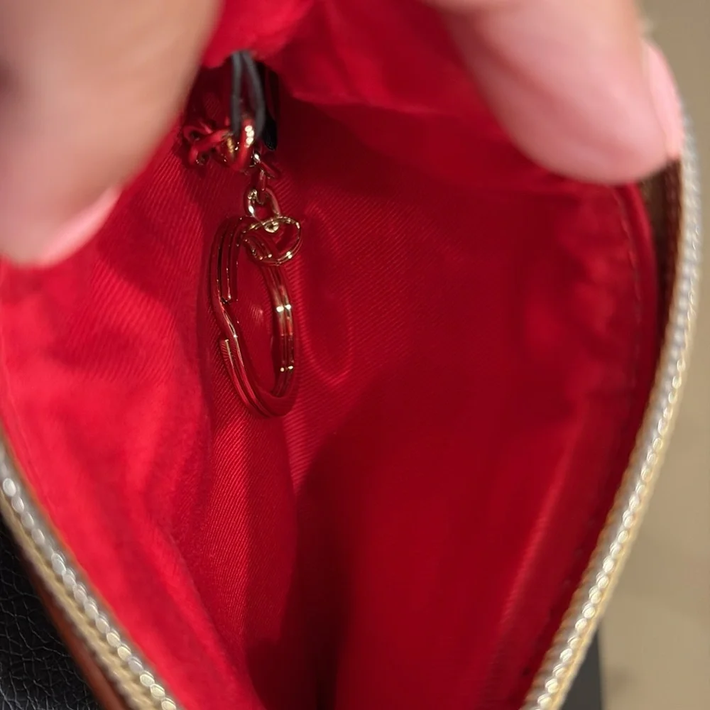 Dooney & Bourke Tartan Plaid Wristlet with Leather Trim - Picture 3 of 3